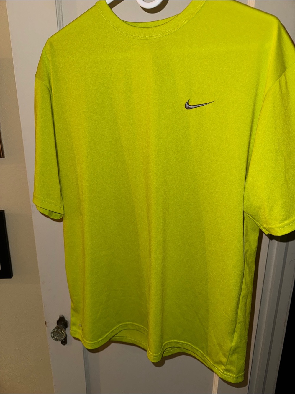 Nike Men’s Neon Lime Short-Sleeve Athletic Tee